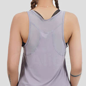 Camiseta ligera de algodón sin mangas para mujer, camiseta sin mangas de secado rápido para mujer, camiseta sin mangas a la moda para mujer - Product Image 6