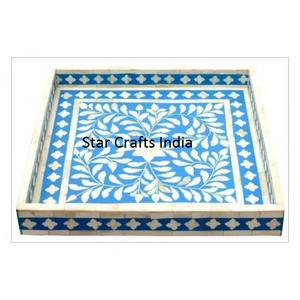 สินค้าอันดับต้นๆ ไม้อะคาเซียและเรซิ่น ขายร้อน 16 X 12 ถาดเสิร์ฟอาหาร ร้านอาหารและโรงแรมอุปกรณ์ถาดเสิร์ฟกาแฟ - Product Image 6