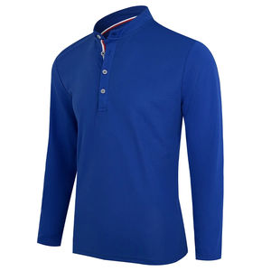 Chemise à manches courtes pour homme de haute qualité, 100% coton, logo personnalisé, vêtements de golf - Product Image 2