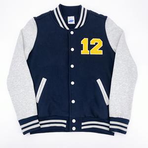 Mots broderie laine Baseball collège veste Patchwork avec Faux cuir PU manches hiver uniforme université veste - Product Image 3