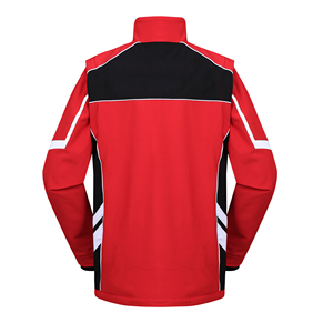 Veste de moto souple unisexe tendance coupe-vent coupe-vent 100% en polyester pour les courses d'équipe en entreprise - Product Image 2