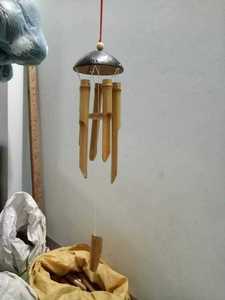 Campanas de viento de bambú hechas a mano para un ambiente de terraza sereno tonos ecológicos campanas de viento de bambú para decoración de relajación de jardín - Product Image 6