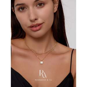 Collana a Catena Piatta Serpentine in Oro da 1,5 mm, Non si Ossida, Stile Spina di Pesce, Collane Stratificate alla Moda Impilabili - Product Image 1