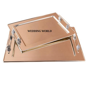 Bandeja de chocolate de diseñador de metal Bandeja de chocolate hecha a mano de calidad superior Bandeja de chocolate nueva de lujo de la mejor calidad - Product Image 2