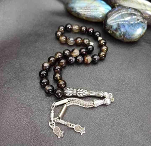 Tasbih de Diseño Elegante, Accesorios de Oración al por Mayor, Tasbih con Resina Natural, Formas de Cuentas Únicas, Cuentas de Oración Vibrantes - Product Image 4