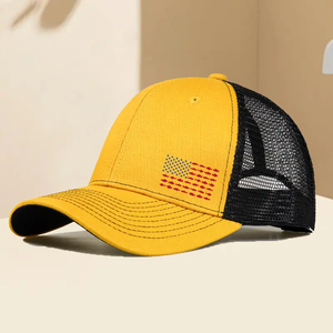 Breative Label Decor Respirant Mesh Cotton Trucker Hat Casual Leisure Sports de plein air Snapback Hat avec Fashion Style Seball Cap - Product Image 1