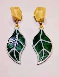 Hermosos Pendientes de Resina Acrílica con Diseño de Remolino de Mármol Gris y Crema para Mujer, Estilo Vintage, Joyería de Moda para Uso Diario, Regalo - Product Image 3