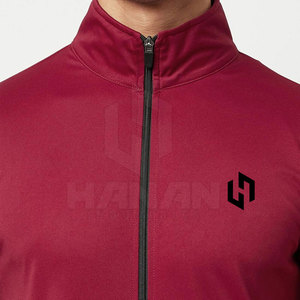 Venta al por mayor de ropa deportiva personalizada para hombre chándal conjunto 100% algodón transpirable chaqueta con cremallera completa y Joggers para el invierno OEM - Product Image 4