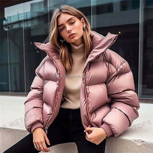 แจ็กเก็ตขนเป็ดให้ความอบอุ่นในฤดูหนาวพร้อมไส้ผ้านวมหนาผ้ากันลมและใส่สบายเหมาะสำหรับกลางแจ้งสภาพอากาศหนาวเย็นสวมใส่ทุกวัน - Product Image 2