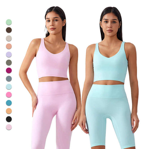 Logo personnalisé Vente en gros Fitness Dames Running Gym Yoga Soutien-Gorge Crop Tops Exercice Workout Gym et Outdoor Wear Femmes Sport Soutien-Gorge - Product Image 2