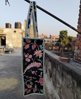 Sac fourre-tout à bandoulière en coton 100% imprimé floral matelassé fait main indien, écologique, durable, pour usage quotidien, mode hiver, deux anses