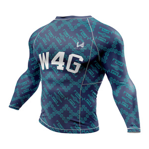 Camiseta Deportiva de Compresión sin Costuras para Hombre, Impresión Personalizada, 100% Poliéster Elástico, Antibacteriana, Logotipo Frontal Personalizado, Top Informal - Product Image 1