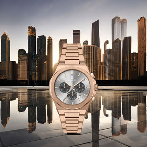 Minimalist <b>Outdoor</b> Quartz <b>Watch</b> Lightweight 24mm Stainless Steel Band Crystal Dial Window Miyota Movement - Product Image 6