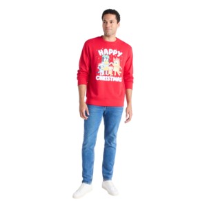 Sweat-shirt à col rond pour homme, imprimé, de haute qualité, OEM, vêtements décontractés, coton molletonné, logo personnalisé, écologique, unisexe, hiver - Product Image 2