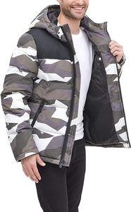 Chaqueta de Plumón Ecológica Ligera Personalizada para Hombre, de Invierno, con Doble Botonadura, Cálida, Cortavientos, con Capucha Alta, Transpirable, Talla XS - Product Image 3