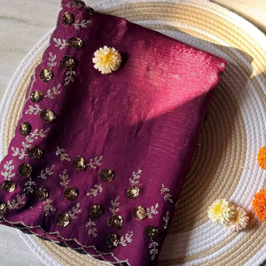 Approvisionnement direct d'usine, vente chaude, style classique, vêtements indiens de créateur, sari en mousseline de soie pour femmes, pour les fêtes, à bas prix - Product Image 1