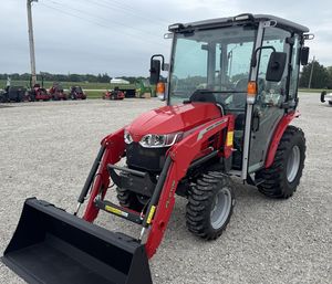 Tracteur à roues MASSEY FERGUSON 1M.25 2WD d'occasion avec chargeur frontal, transmission par engrenages, moteur Kohler, transmission automatique pour utilisation sur pelouse - Product Image 3
