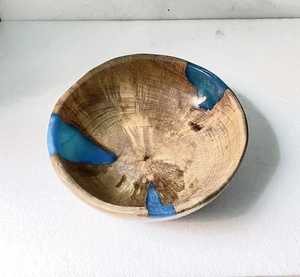 Tazón de madera y resina de estilo chino de moda, tazón de masa nueva o tazón para mezclar, cocina de lujo, suministros para restaurante de Hotel, tazón de madera - Product Image 6