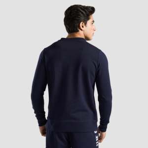 Sudadera Navy Utility Crew con Bordado 3D, Etiqueta Personalizada, Serigrafía, Talla Única, Corte Regular, Tejido de Punto - Product Image 3