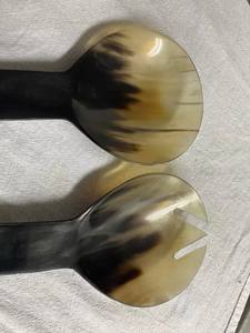 ชุดช้อนทรงแตรขนาดเล็กเครื่องใช้บนโต๊ะอาหารเครื่องใช้ในครัวเรือนเครื่องใช้บนโต๊ะทำจากธรรมชาติขัดเงาสำหรับห้องครัวร้านอาหาร - Product Image 4