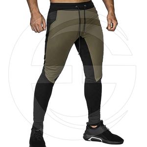 กางเกงขายาวทรงสลิมฟิตของผู้ชาย,กางเกงวิ่งสีพื้นใหม่ - Product Image 2