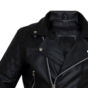 Chaqueta de moto de cuero genuino de invierno de etiqueta privada para hombres chaquetas de motocicleta impermeables de cuero hechas a medida de alta calidad - Product Image 5