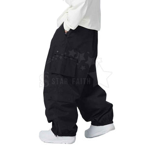 Pantalones de Esquí Casuales Ligeros con Forro Cálido, Diseño Transpirable y Resistente al Viento, Protección Contra el Frío, Equipo para la Nieve, Uso Diario, Cierre de Botones - Product Image 3