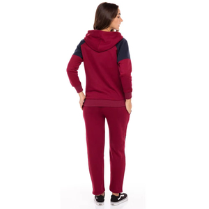 Sweat-shirt à capuche unisexe personnalisé, ensemble de survêtement pour l'entraînement physique et le jogging, pour hommes et femmes, motif uni, hauts longs, 100% coton - Product Image 2