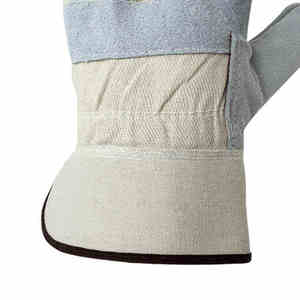 Gants de sécurité en cuir de vache robuste pour hommes, fonction antidérapante, gants de travail en cuir - Product Image 2