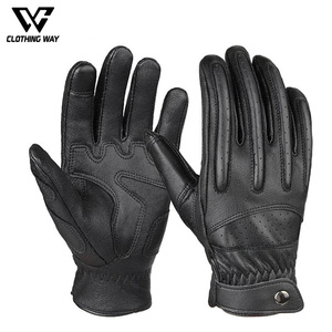 Gants de moto en cuir de qualité supérieure, couleur personnalisée, chauds, vintage, vente en gros, équipement de moto personnalisé, gants de conduite - Product Image 1