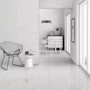 Rio Grey Luxe 60x120 Carreaux de porcelaine intérieurs en marbre brillant émaillé pour sol salon décoratif - Product Image 1