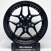 Rines de Aleación Bku Forged de 2 Piezas 5X120.65 para Chevrolet Corvette Chevy C2 C10 Camaro Impala SS Suburban de 18 y 20 Pulgadas