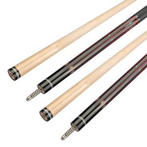 Nuova Stecca da Biliardo Cueelf, Rossa e Nera, con Punta da 12,5mm e Impugnatura in Vera Pelle - Product Image 2