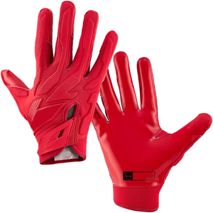 Gants de sécurité jaunes en tissu polyester imprimé 2026 pour uniforme de football américain, haute qualité, logo personnalisé, antistatique - Product Image 4