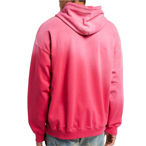 Sweat à capuche Hip Hop Streetwear décontracté pour hommes 2025 Sweat-shirt en polyester/coton teint uni pour l'hiver - Product Image 2