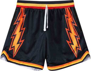 Pantalones Cortos de Baloncesto Sublimados Personalizados Estilo Urbano, Pantalones Cortos Deportivos Ligeros de Malla, Pantalones Cortos Atléticos con Cordón, OEM - Product Image 1