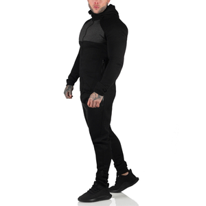 Ropa de gimnasio con logotipo personalizado, conjunto de chándal de algodón 100% para hombre/mujer, conjunto de 2 piezas para correr, Fitness, para entrenar, trotar, personalizado - Product Image 4