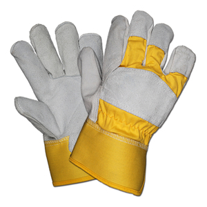Nouvelle offre spéciale Gants de travail de sécurité en cuir de qualité supérieure Gants de travail résistants respirants de protection des mains OEM - Product Image 5