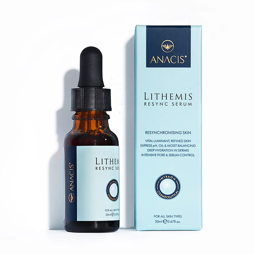 피부 관리 제품 Lithemis Resync 혈청 20ml Hyaluronic 피부 차 수화 기름 자유로운 기름 습기 균형은 피부 장벽을 강화합니다