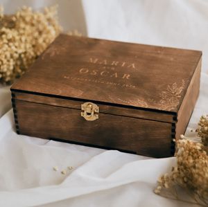 Handmade Wooden Engraved <b>Box</b> | Premium Quality Smooth Finish | Bulk Wholesale Factory Price - Product Image 1
