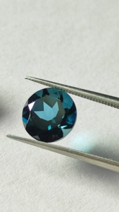4mm Natural Faceted <b>Loose</b> London Blue Topaz Gemstone Amazing Quality for Jewelry Making Composed <b>Moissanite</b> Sapphire Quartz - Product Image 6