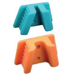 EXTND Soportes bucales de silicona naranja, tamaño mediano, paquete de 2, aptos para niños, esterilizables con cualquier fuente de energía manual - Product Image 1