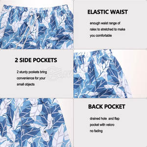 Etiqueta privada Su propio logotipo Pantalones cortos de baño Buen material Pantalones cortos de baño personalizados - Product Image 5