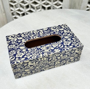 Boîte à mouchoirs en bois et porte-serviettes avec autocollant émaillé avec logo personnalisé nouveau design pour la décoration de la maison, de l'hôtel ou de la voiture - Product Image 5