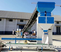 Machine d'ensachage et d'emballage pour granulés de bois, maïs, blé, haricots, ensilage, 15 kg, 25 kg, 50 kg, 100 kg