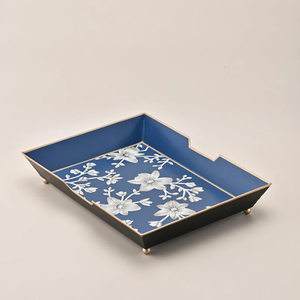 Trusted Manufacturer Wooden Hand Painted Tray For <b>Wall</b> Or Table Decoration Adding Vibrant Visual Appeal To Interior Space - Product Image 5