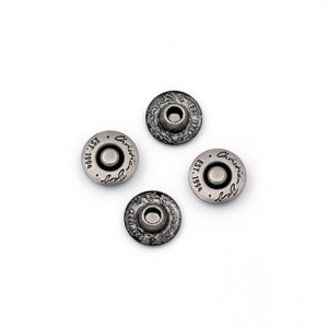 Rivet en laiton de 9,5 mm, rivet métallique pour jean, rivet en laiton pour jeans en denim - Product Image 1