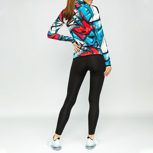 Nueva moda impresión personalizada 100% poliéster transpirable chándales mujeres Premium alta calidad más vendidos sublimación chándales - Product Image 2