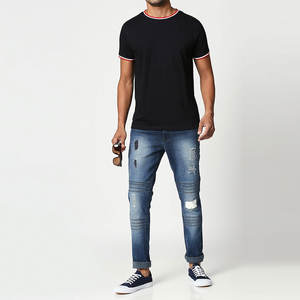 <b>Men's</b> Cotton Tees Short Sleeve Crew T-<b>Shirts</b> in Solid <b>Bright</b> Colors Plus Size PolyesterCotton Material - Product Image 5