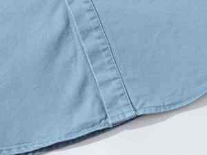 Nueva Camisa de Mezclilla de Verano para Hombre, Estilo Casual Vintage, Lavada, de Manga Corta, con Botones y Bolsillos con Cremallera, de Alta Calidad - Product Image 4